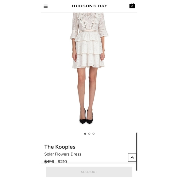 BNWT The Kooples Solar Flowers dress - Picture 10 of 10